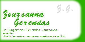 zsuzsanna gerendas business card