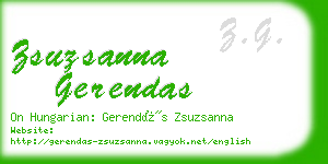 zsuzsanna gerendas business card